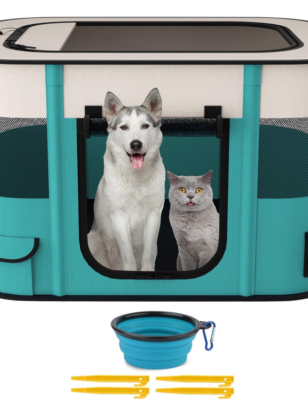 Foldable Pet Playpen, size L